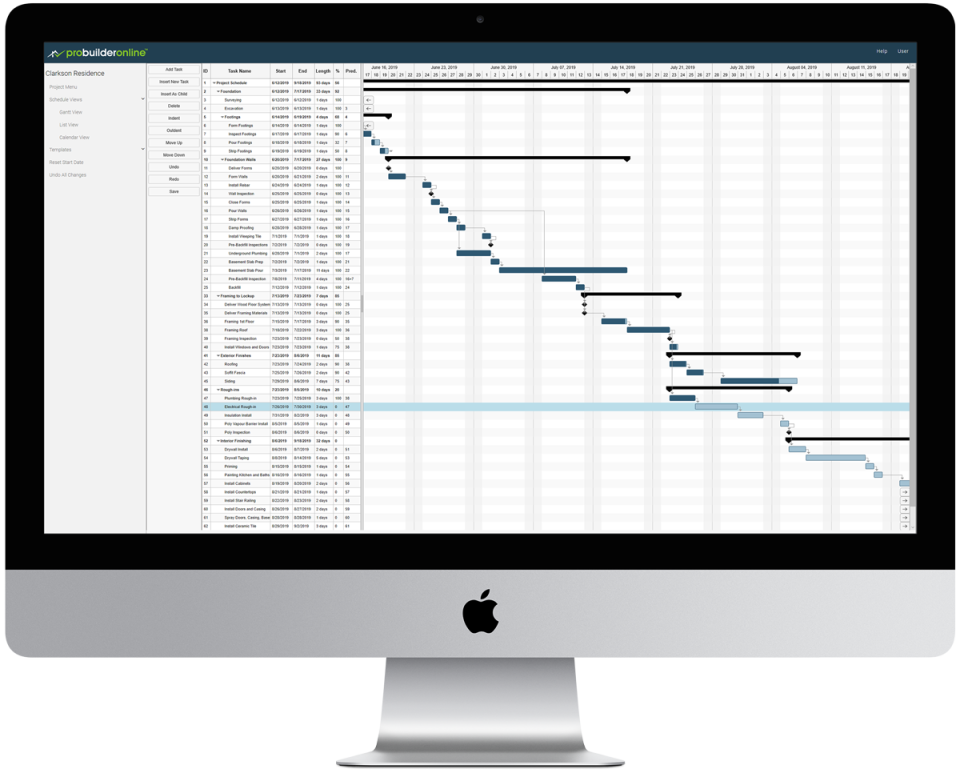 screenshot of ProBuilder Online